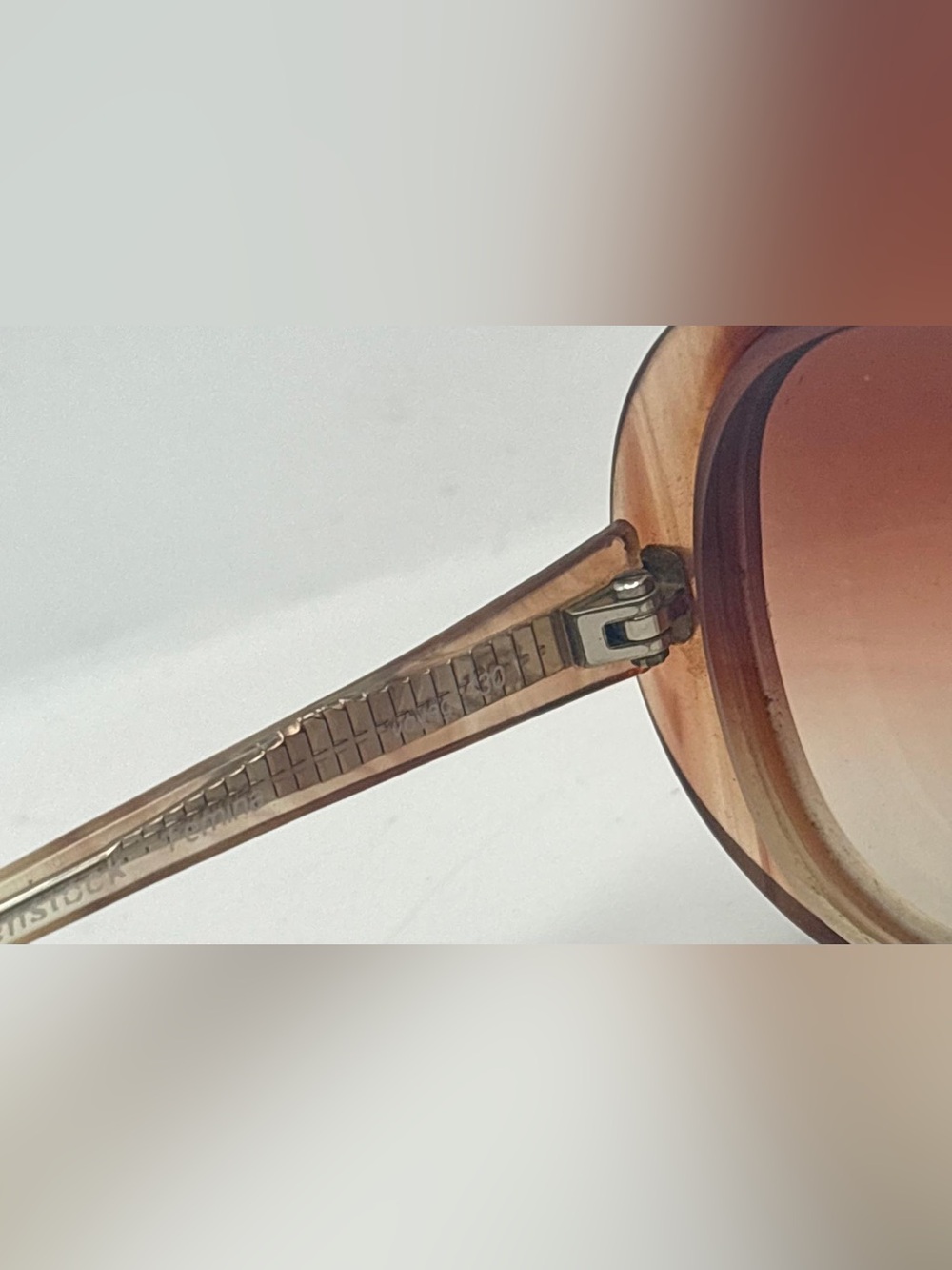 Vintage Rodenstock Brown Translucent Oval Sunglasses Frames Only - Picture 8 of 8